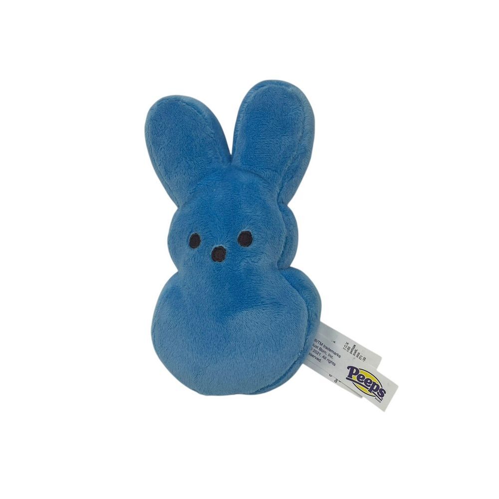 PEEPS Blue Bunny Rabbit Marshmallow 6" Plush Stuffed Animal Easter Basket‎